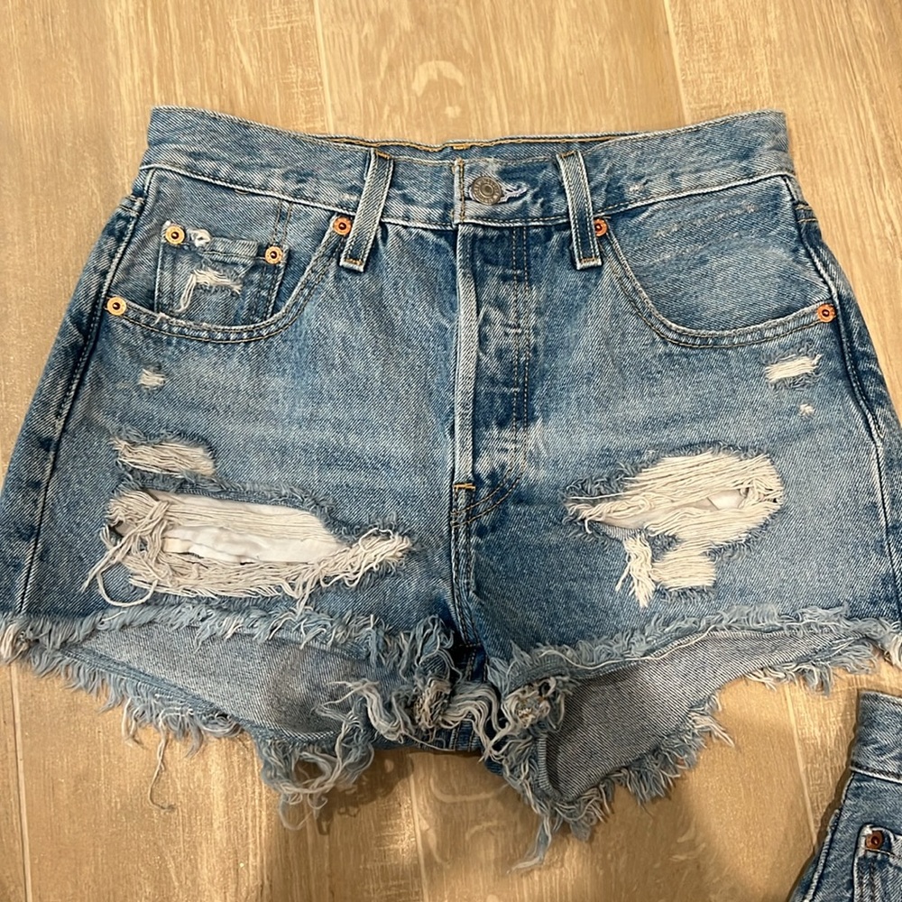 Levis denim shorts